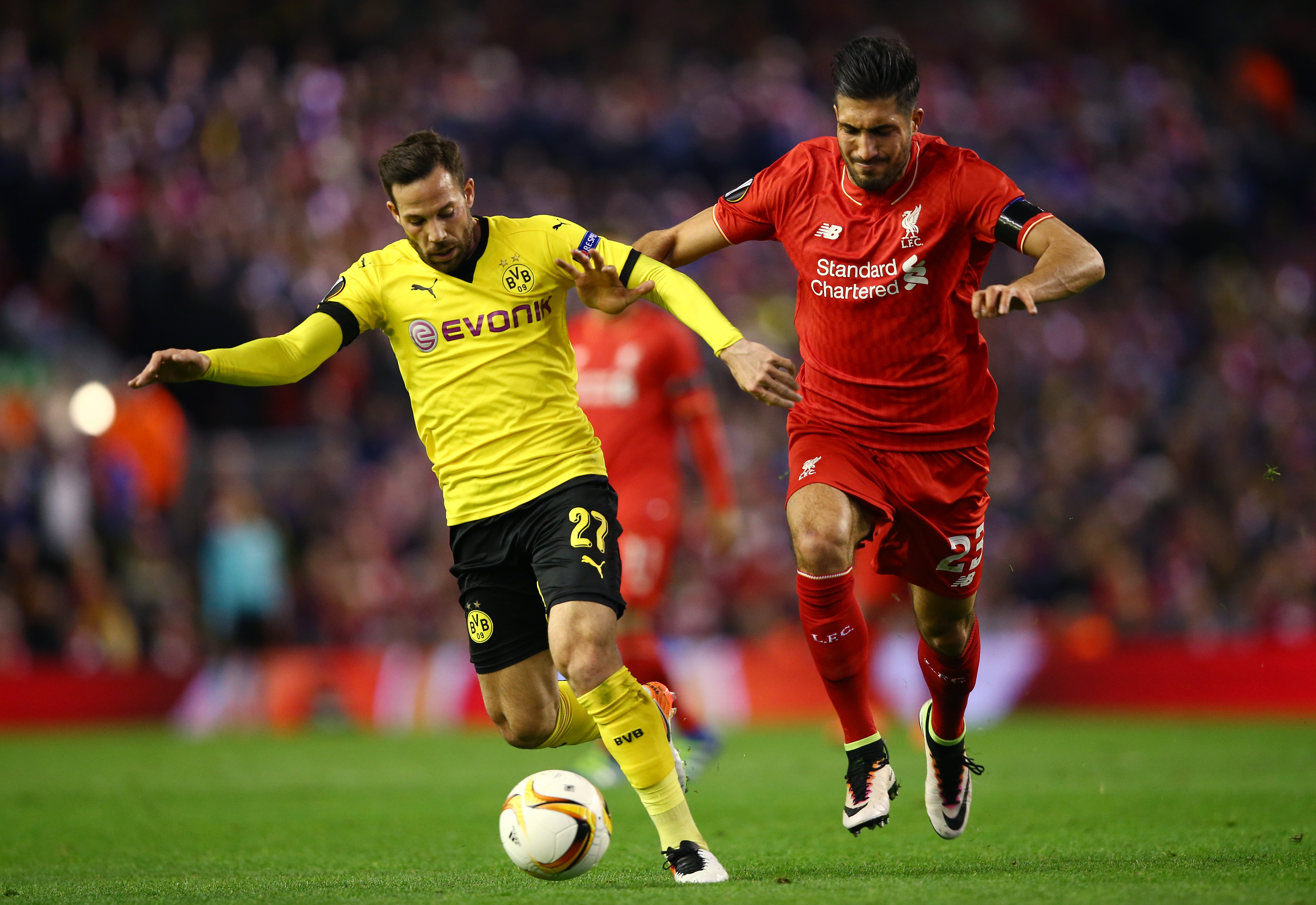 Liverpool v Borussia Dortmund - UEFA Europa League Quarter Final: Second Leg