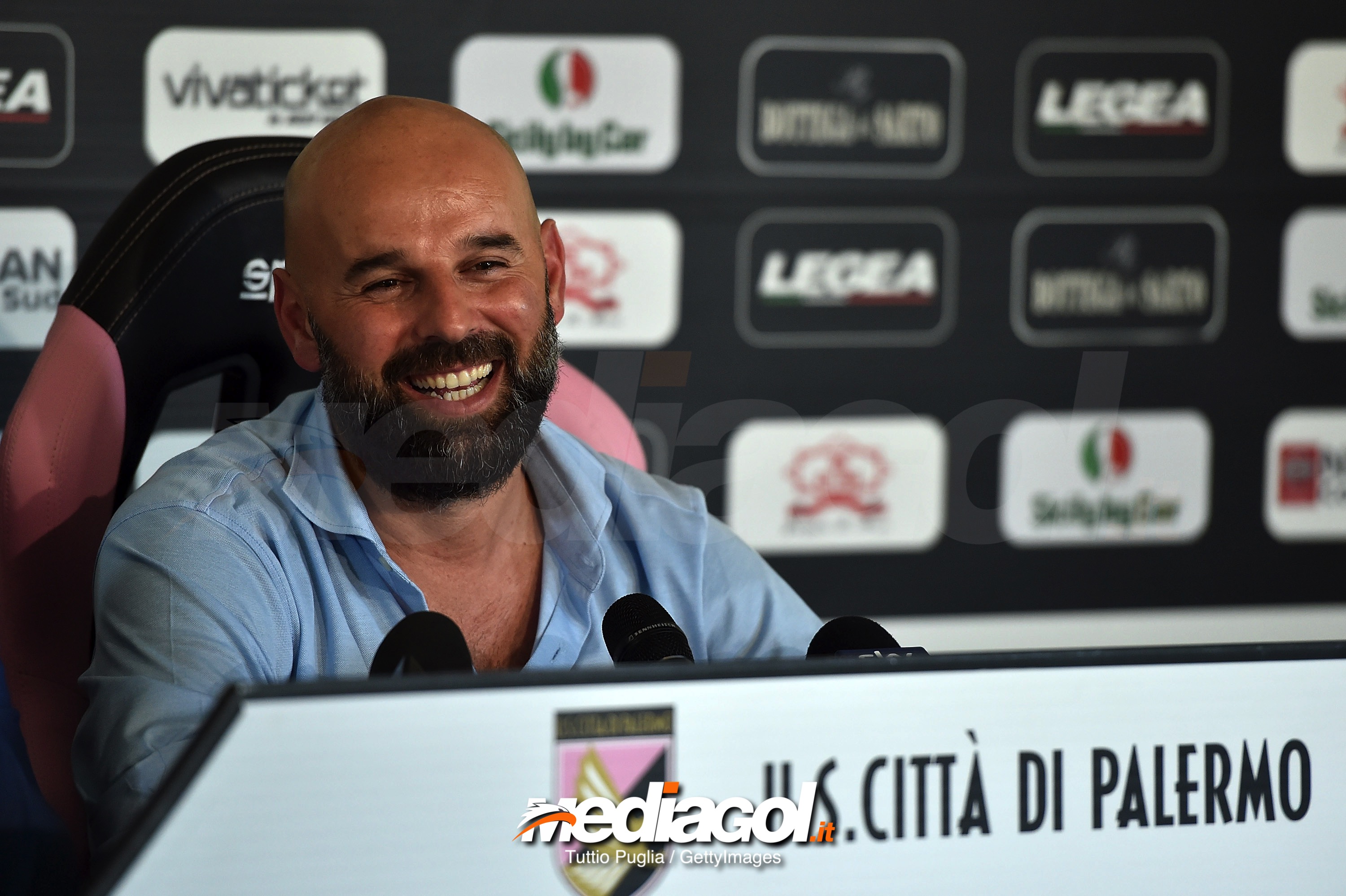 US Citta di Palermo Unveils New Coach Roberto Stellone