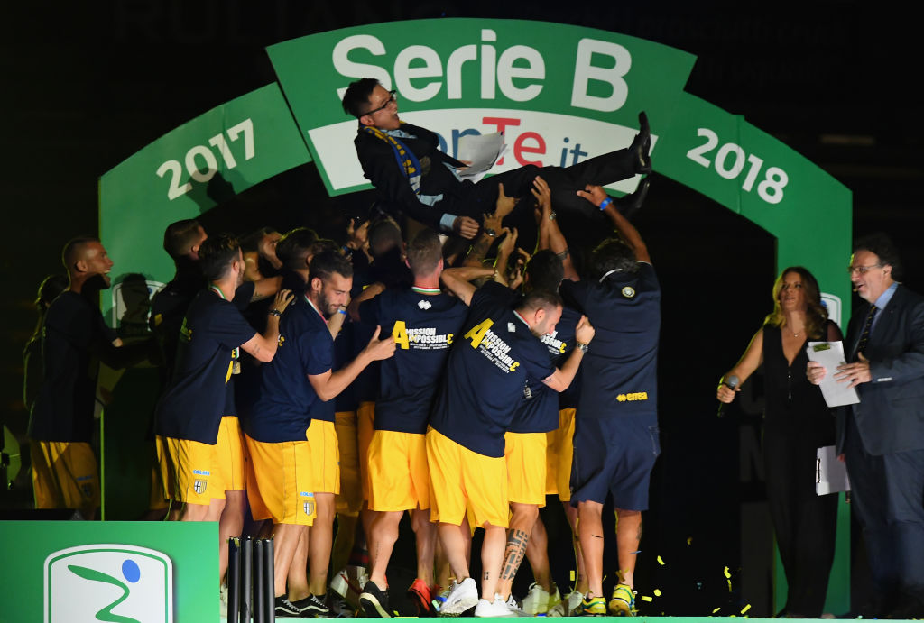 Parma Calcio Celebrates The Return To Serie A
