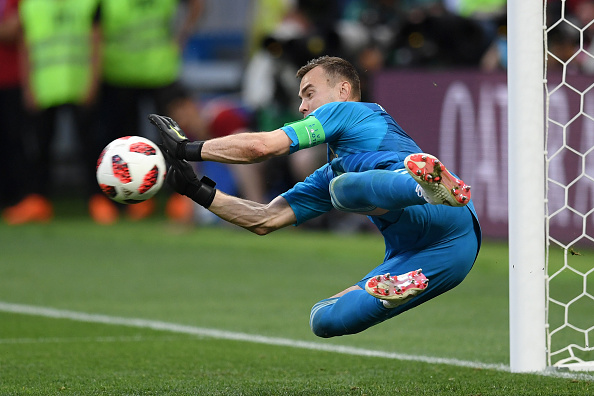 during the 2018 FIFA World Cup Russia Round of 16 match between Spain and Russia at Luzhniki Stadium on July 1, 2018 in Moscow, Russia.