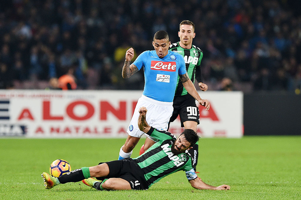 SSC Napoli v US Sassuolo - Serie A