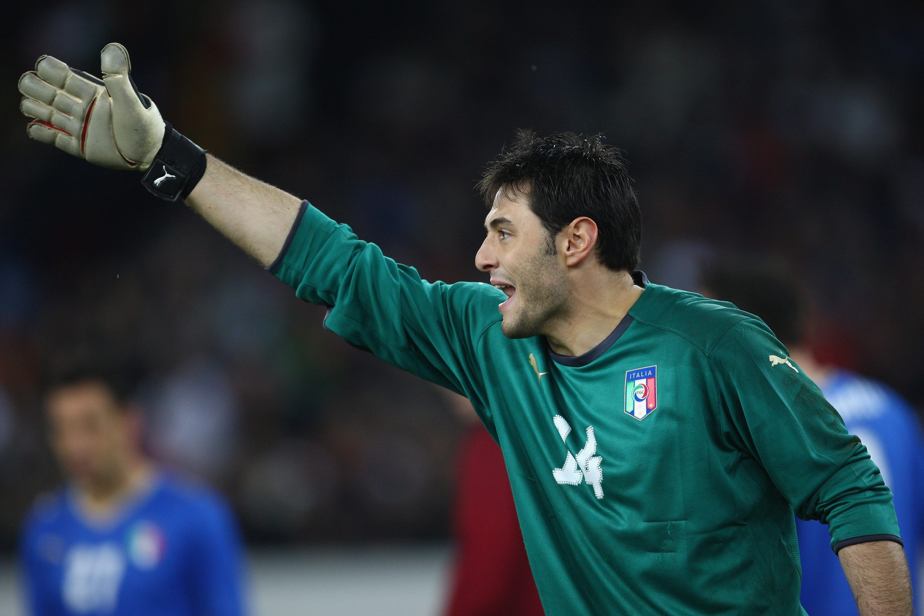 ZURICH, SWITZERLAND - FEBRUARY 06: Marco Amelia of Italy  is seen during  the International Friendly match between Italy and Portugal at the Letzigrund Stadium on February 6, 2008 in Zurich, Switzerland.  (Photo by Michael Steele/Getty Images)