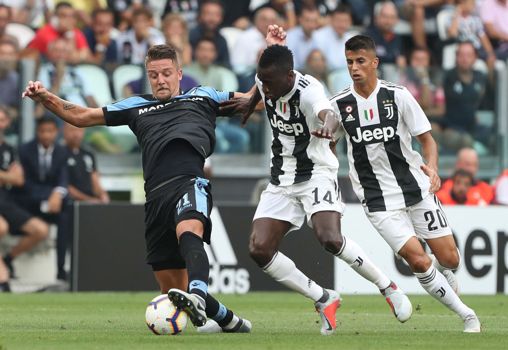 during the serie A match between Juventus and SS Lazio on August 25, 2018 in Turin, Italy.