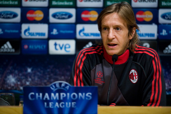 AC Milan Training & Press Conference - UEFA Champions League