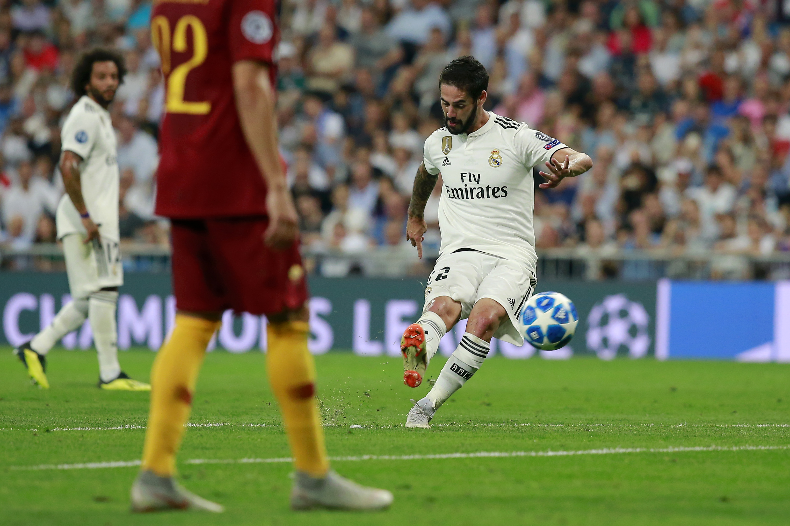 Real Madrid  v AS Roma - UEFA Champions League Group G