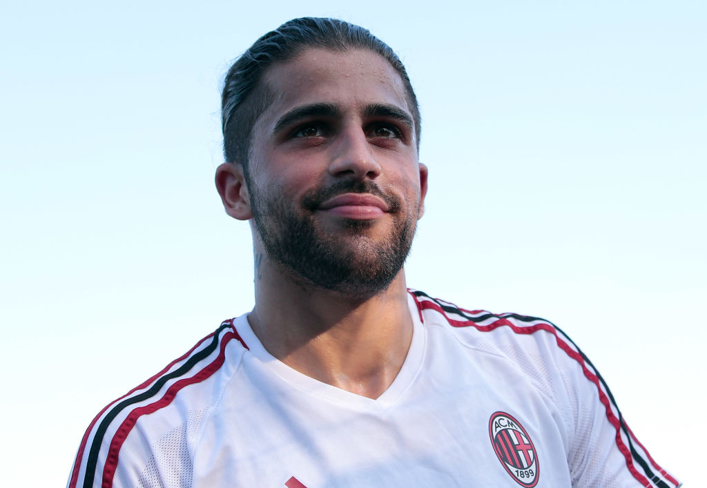 CAIRATE, ITALY - JULY 05:  Ricardo Rodriguez of AC Milan looks on during the AC Milan training session at the club's training ground Milanello on July 5, 2017 in Cairate, Italy.  (Photo by Emilio Andreoli/Getty Images)