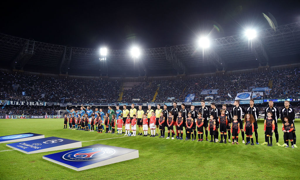 SSC Napoli v Paris Saint-Germain - UEFA Champions League Group C