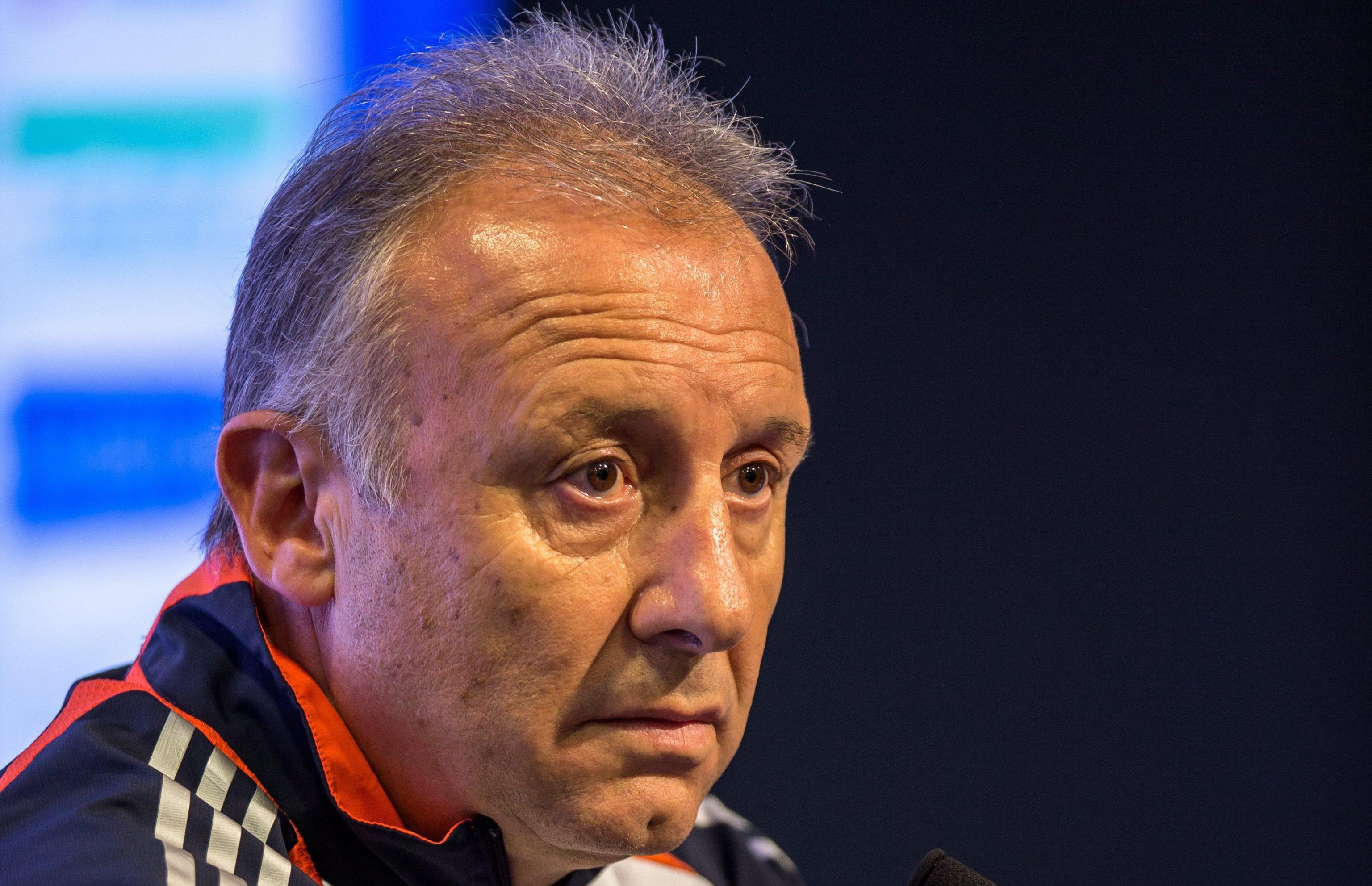 Japanese national soccer team head coach Alberto Zaccheroni