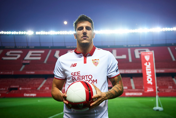 Sevilla FC unveil new signing Stevan Jovetic