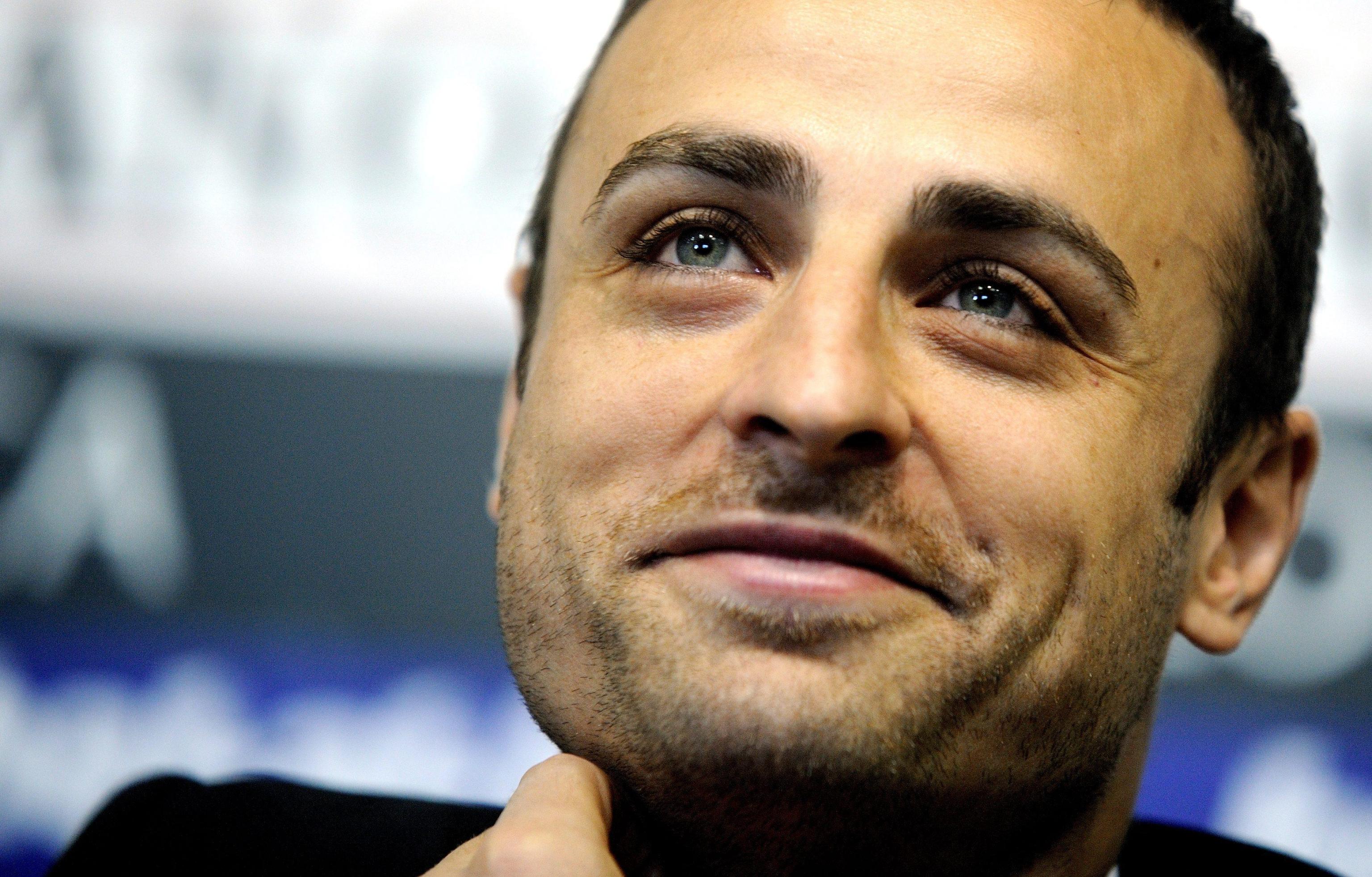 Bulgarian player Dimitar Berbatov of British's Fulham speaks during his press conference