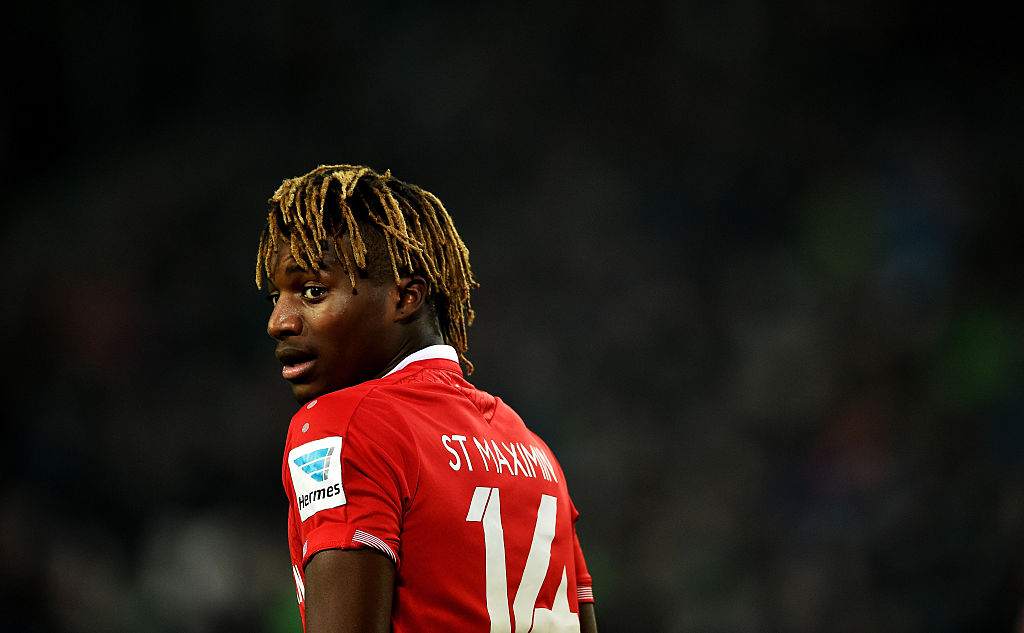 HANOVER, GERMANY - JANUARY 23:  Allan Irénée Saint-Maximin of Hannover looks on during the Bundesliga match between Hannover 96 and SV Darmstadt 98 at HDI-Arena on January 23, 2016 in Hanover, Germany.  (Photo by Stuart Franklin/Bongarts/Getty Images)