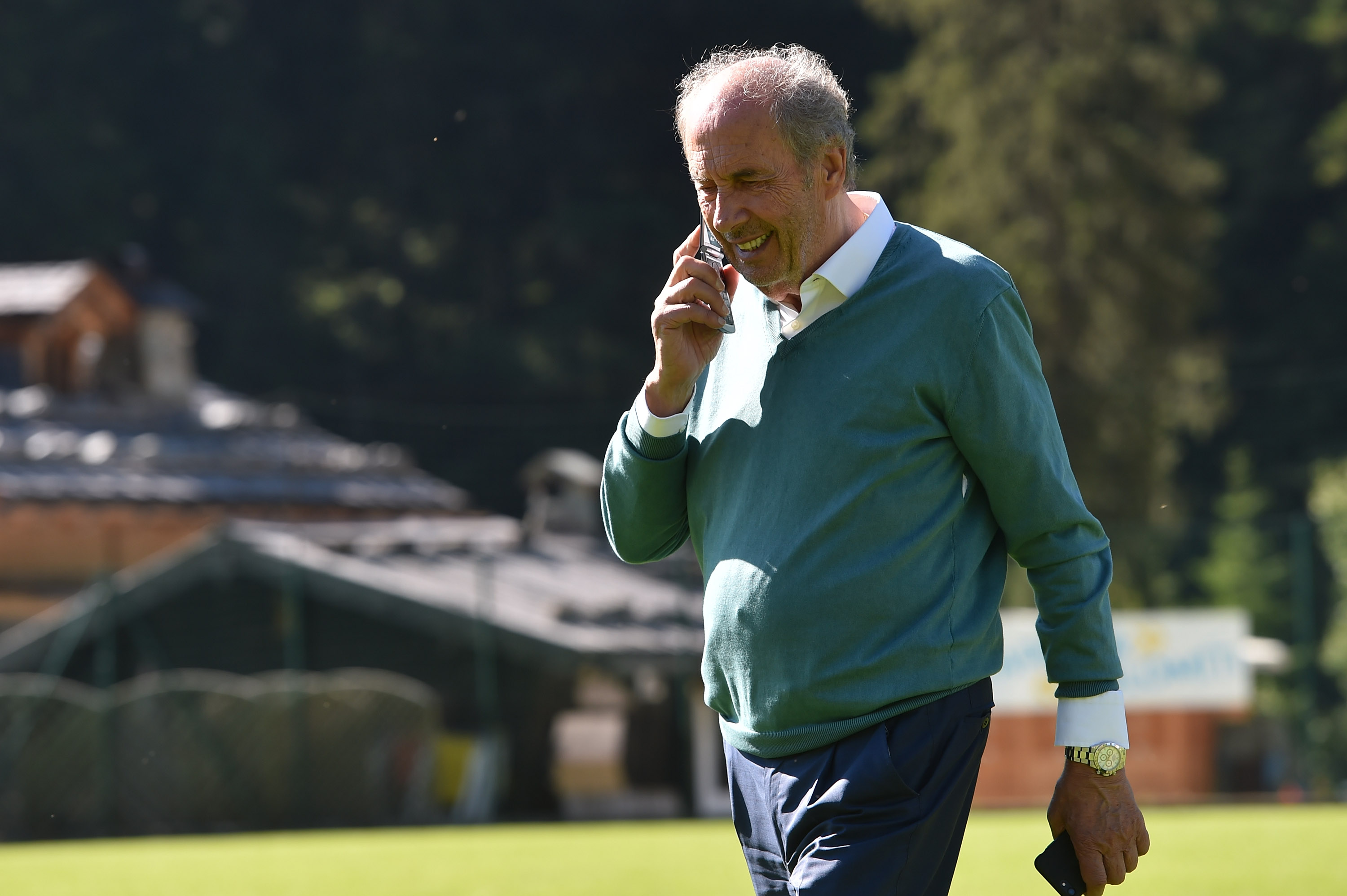 BELLUNO, ITALY - JULY 19:  Sport Director Rino Foschi looks on at the US Citta' di Palermo training camp on July 19, 2018 in Belluno, Italy.  (Photo by Tullio M. Puglia/Getty Images)