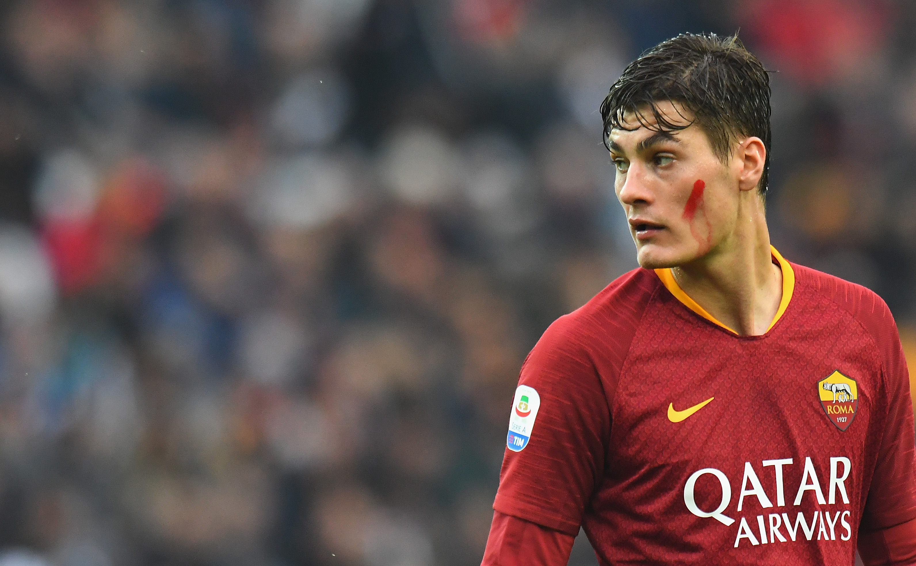 UDINE, ITALY - NOVEMBER 24:  Patrik Schick of AS Roma looks on during the Serie A match between Udinese and AS Roma at Stadio Friuli on November 24, 2018 in Udine, Italy.  (Photo by Alessandro Sabattini/Getty Images)