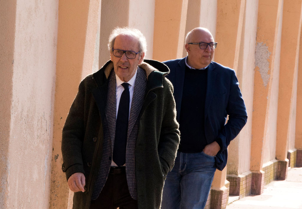 PALERMO, ITALY - FEBRUARY 18: Rino Foschi, President of Palermo arrives at the training center ahead of the US Citta di Palermo Press Conference at Tenente Carmelo Onorato Sports Center on February 18, 2019 in Palermo, Italy. (Photo by Getty Images/Getty Images)