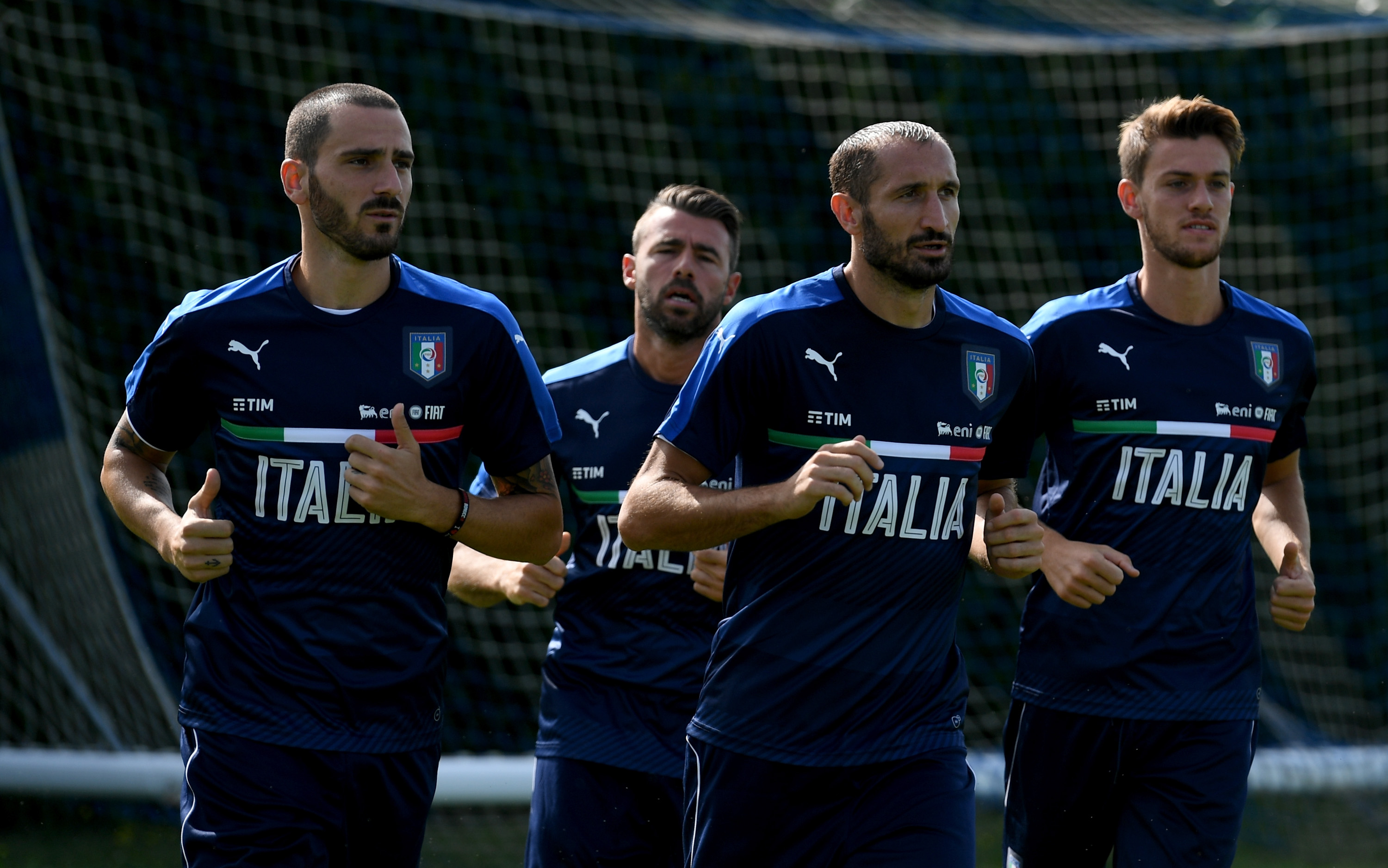 Italy Training Session And Press Conference