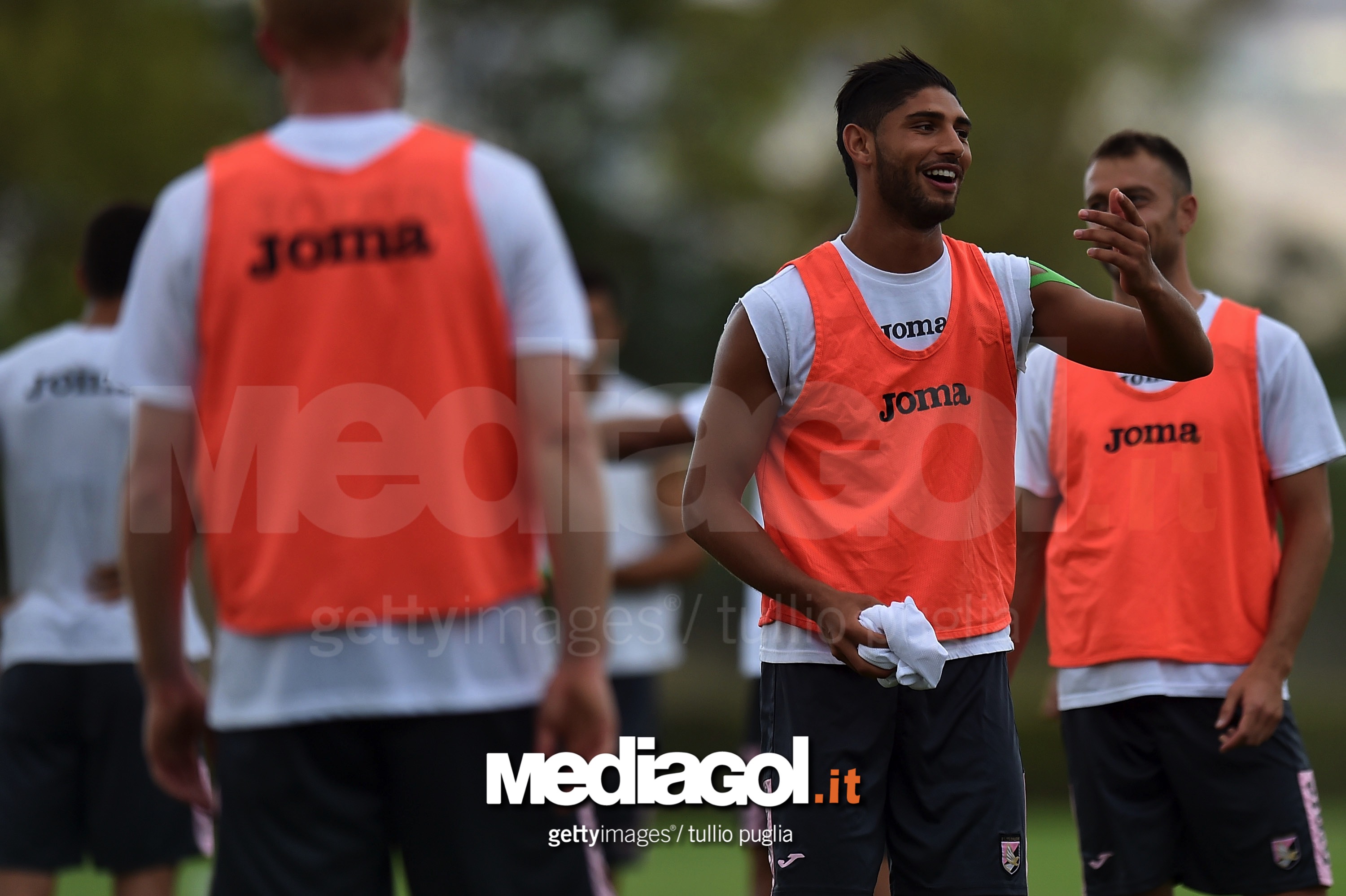 PALERMO, ITALY - AUGUST 01:  Ashraf Lazaar looks on during a US Citta di Palermo training session at Tenente carmelo Onorato training center on August 2, 2016 in Palermo, Italy.  (Photo by Tullio M. Puglia/Getty Images)