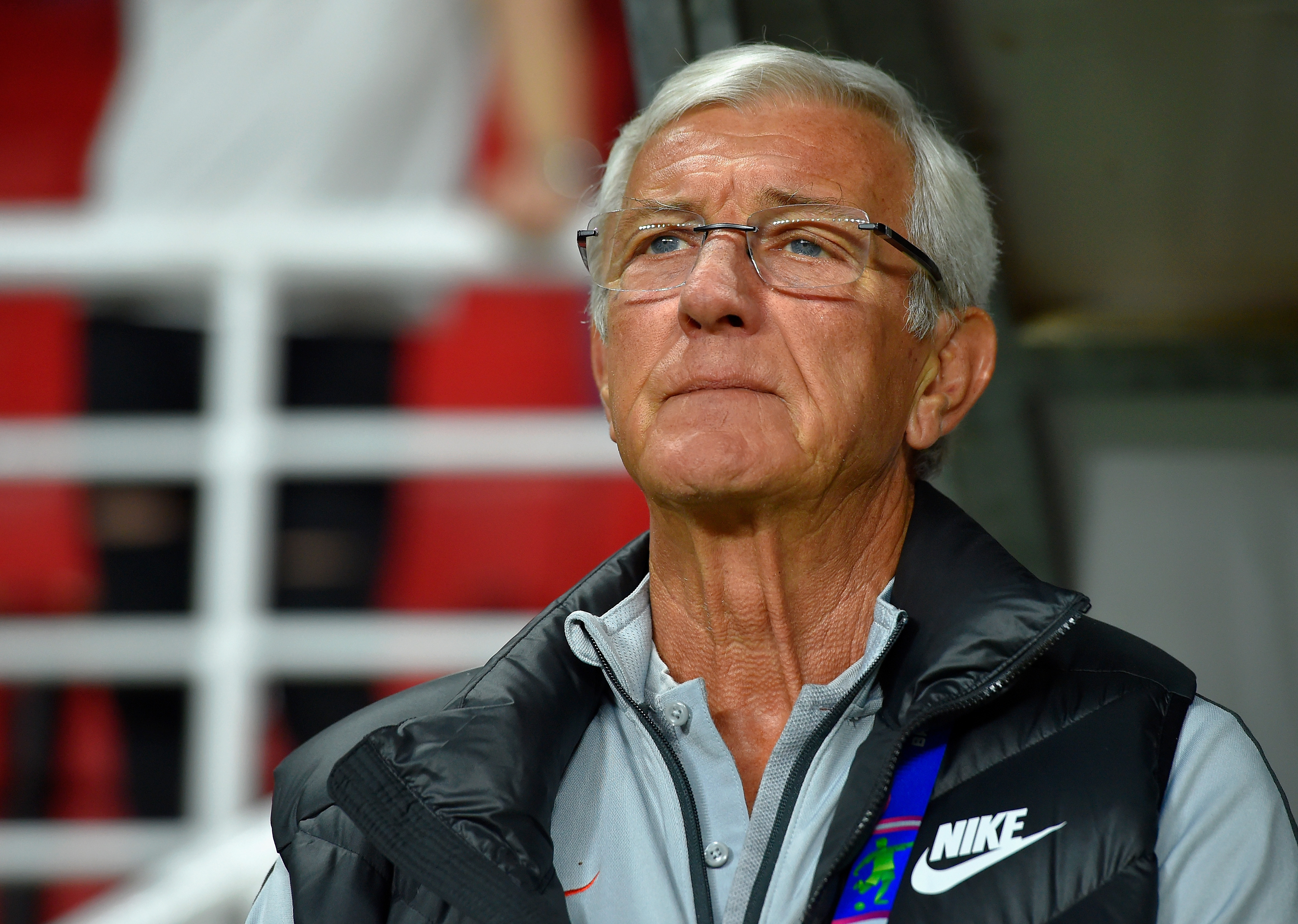 ABU DHABI, UNITED ARAB EMIRATES - JANUARY 24:  Marcello Lippi, Head Coach of China during the AFC Asian Cup quarter final match between China and Iran at Mohammed Bin Zayed Stadium on January 24, 2019 in Abu Dhabi, United Arab Emirates.  (Photo by Koki Nagahama/Getty Images)