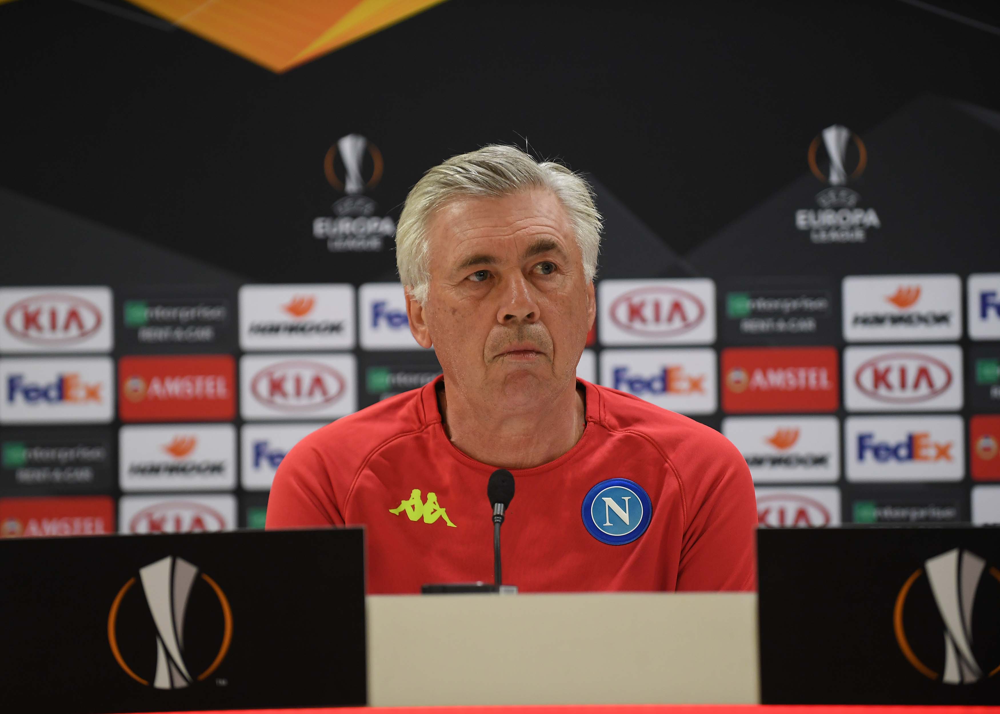 SSC Napoli Training Session And Press Conference