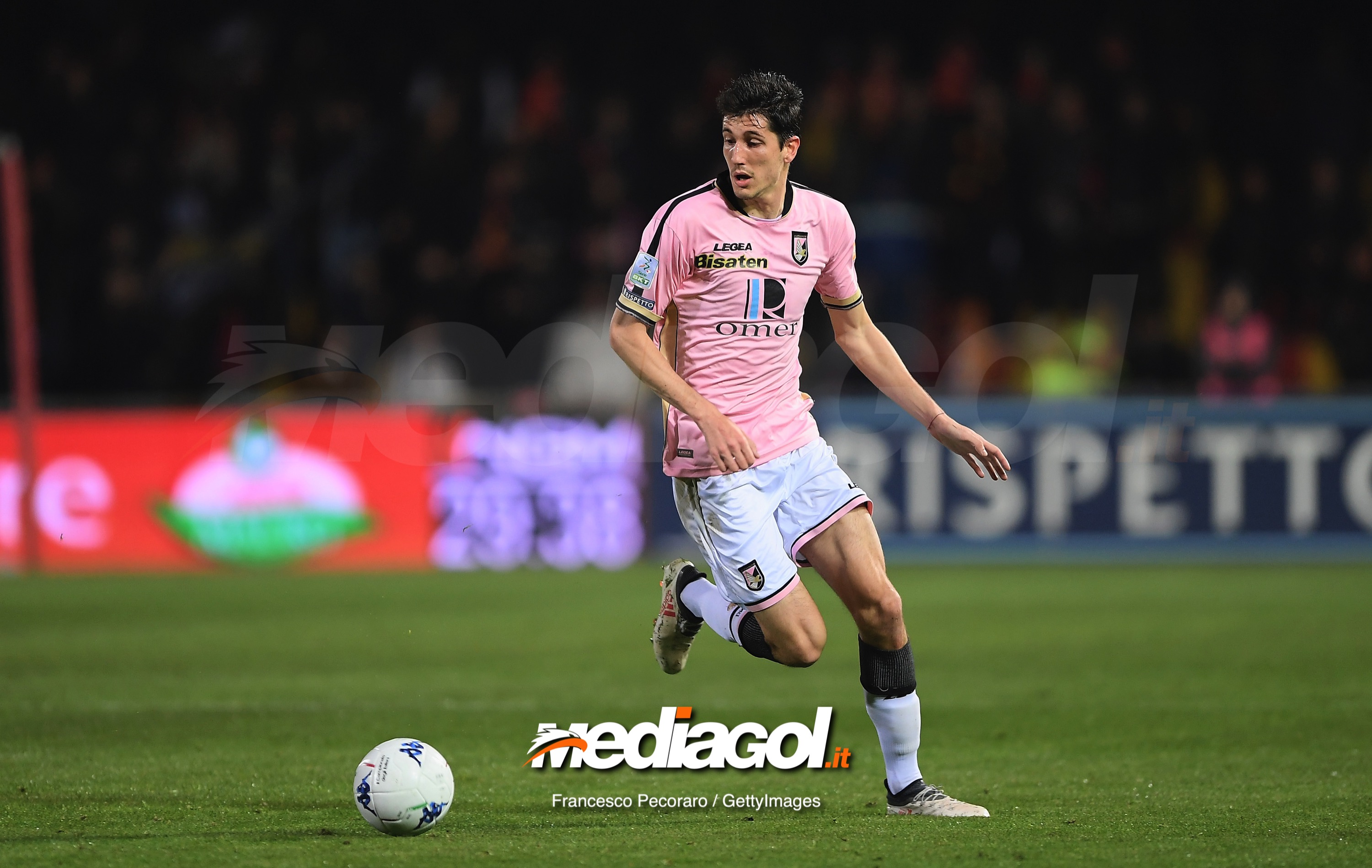 during the Serie B match between Benevento and Carpi FC at Stadio Ciro Vigorito on April 14, 2019 in Benevento, Italy.