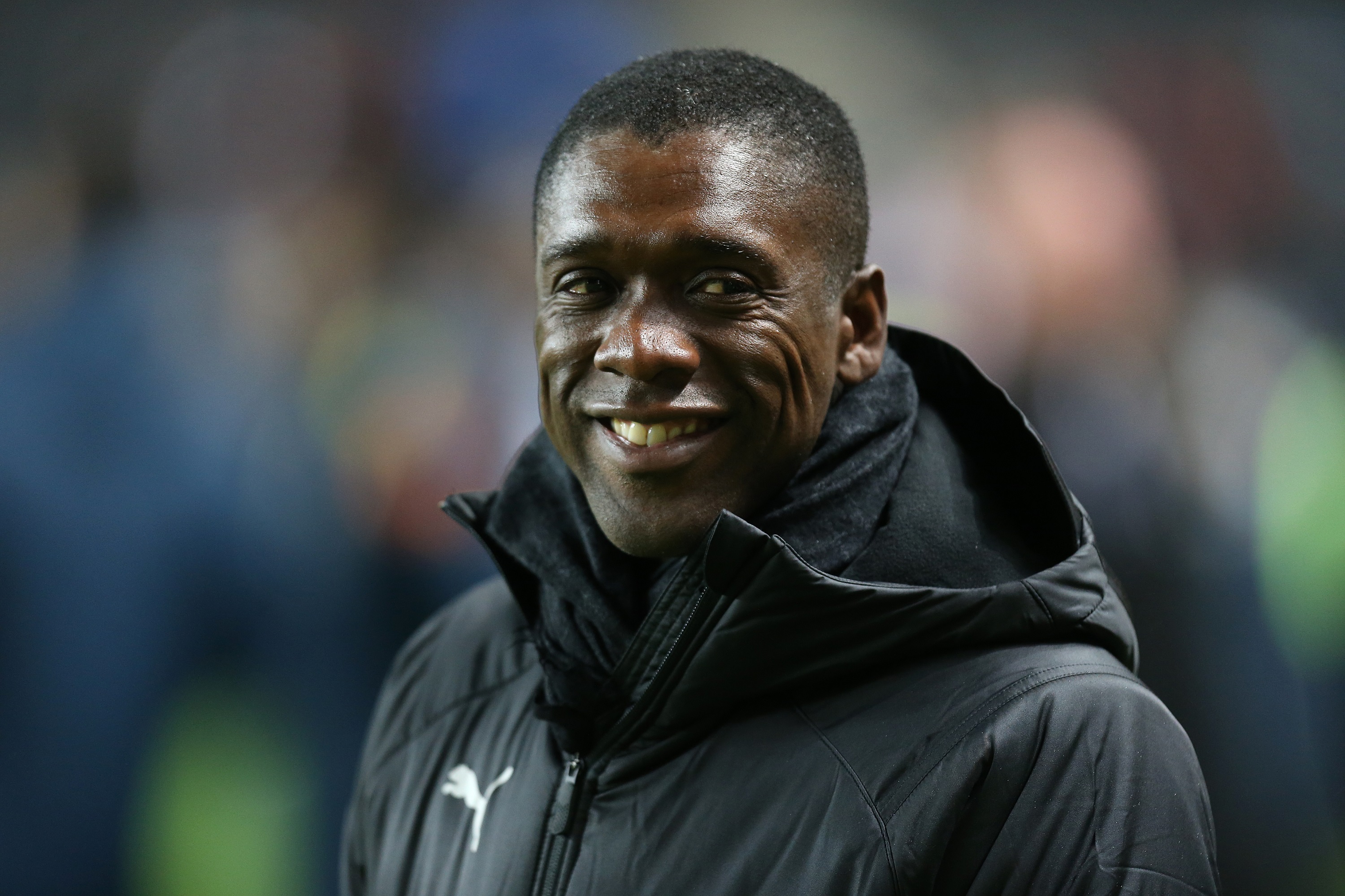 MILTON KEYNES, ENGLAND - NOVEMBER 20:  Cameroon  head coach Clarence Seedorf  looks on prior to the International Friendly match between Brazil and Cameroon at Stadium mk on November 20, 2018 in Milton Keynes, England. (Photo by Pete Norton/Getty Images)