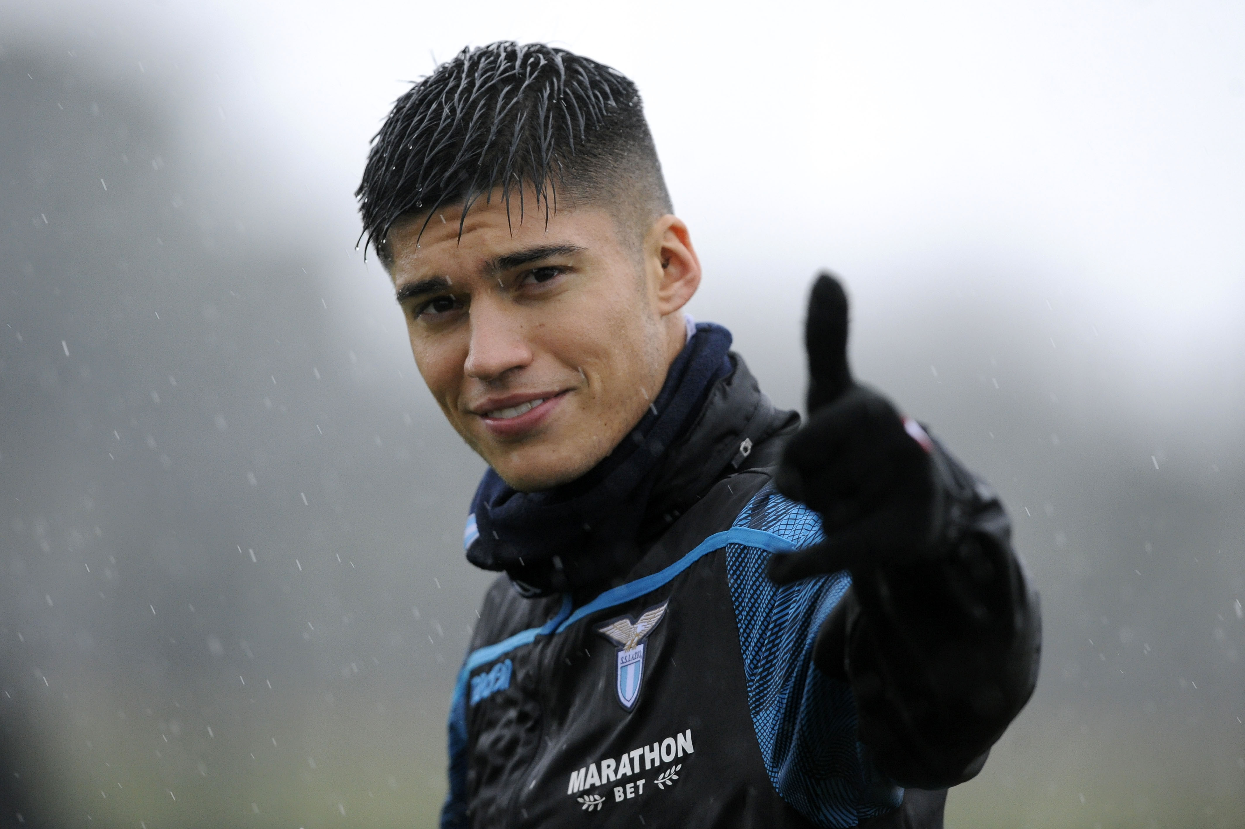 ROME, ITALY - FEBRUARY 02:  Joaquin Correa of SS Lazio during the SS Lazio training session on February 2, 2019 in Rome, Italy.  (Photo by Marco Rosi/Getty Images)