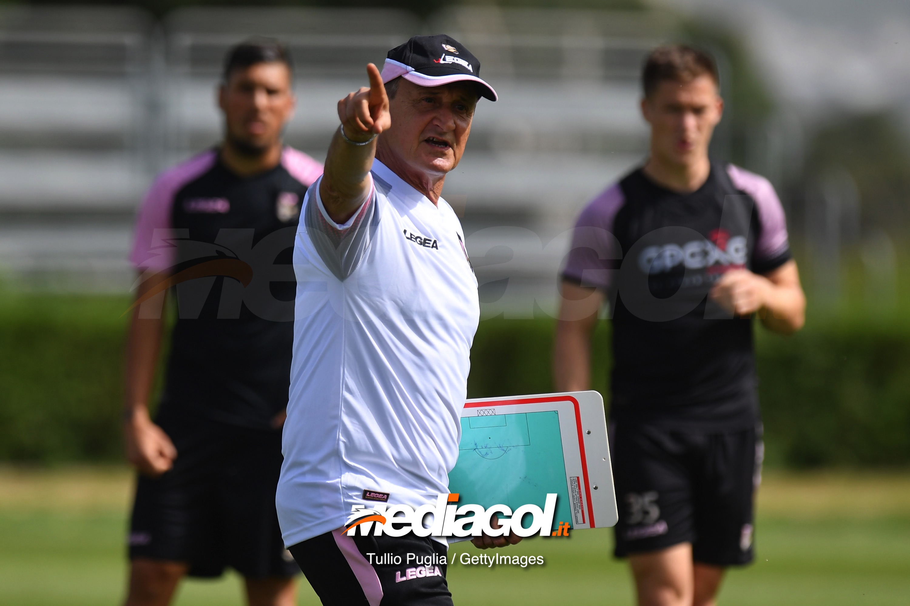 US Citta di Palermo Training Session And Press Conference