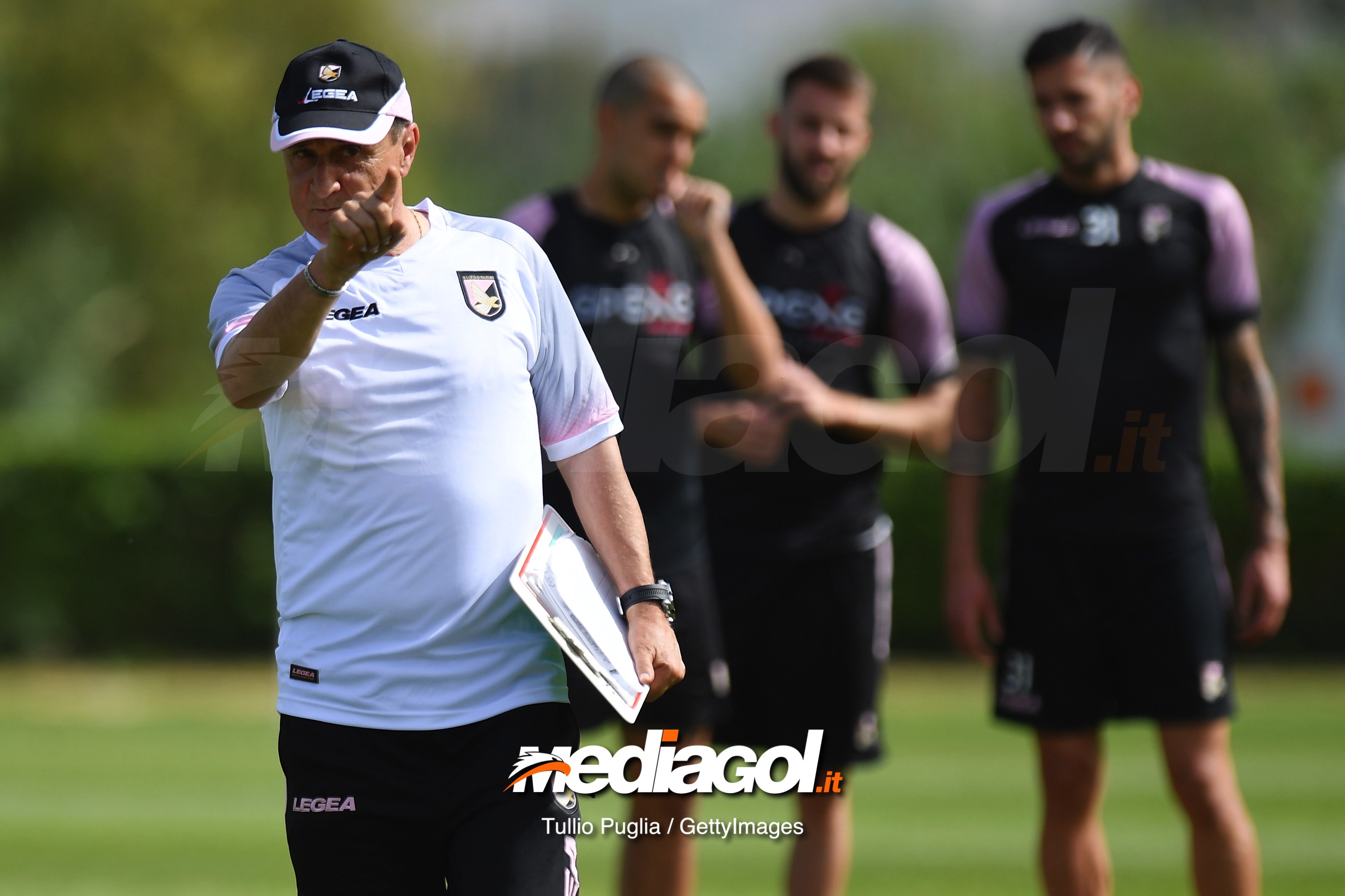 US Citta di Palermo Training Session And Press Conference