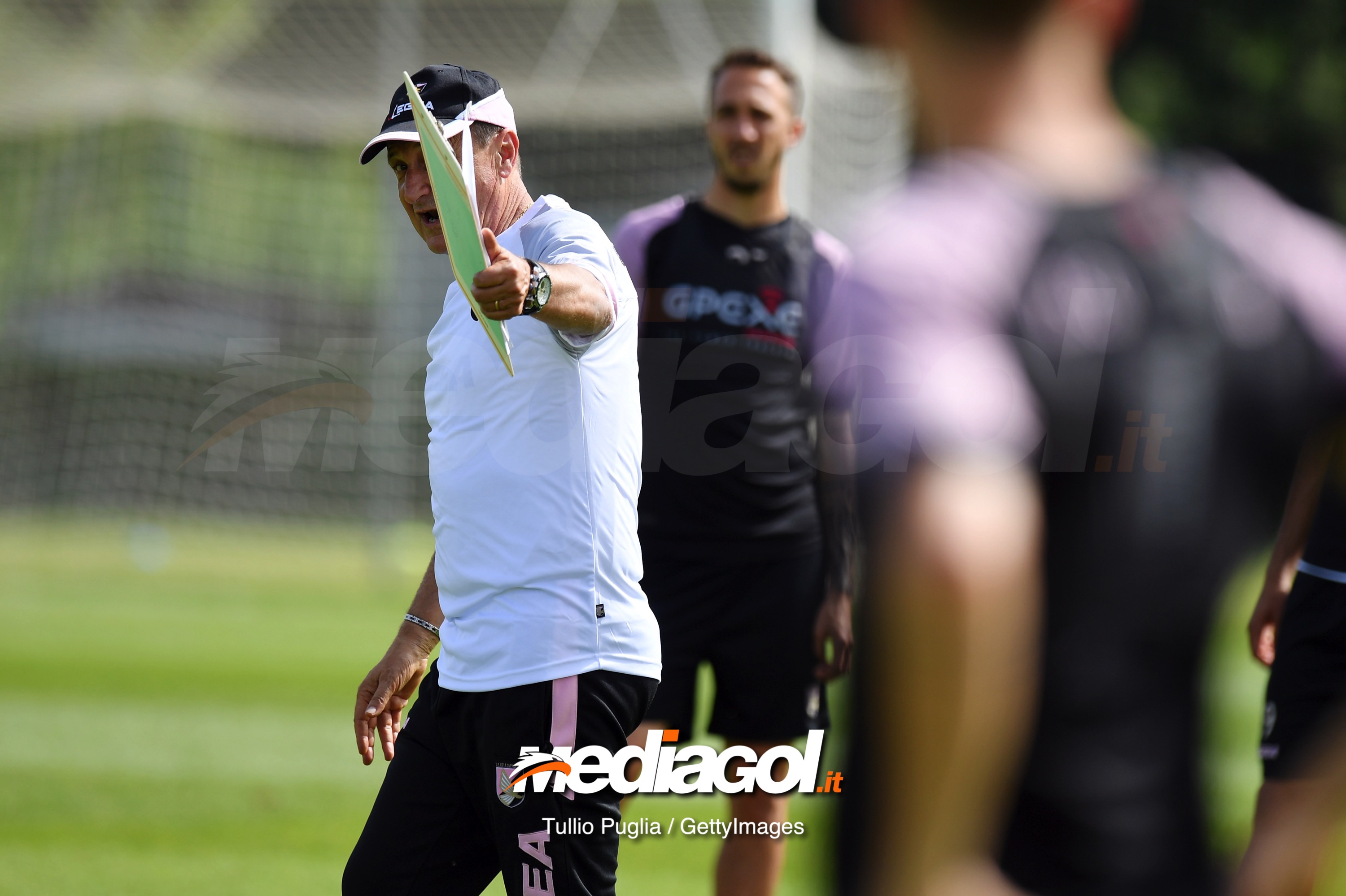 US Citta di Palermo Training Session And Press Conference