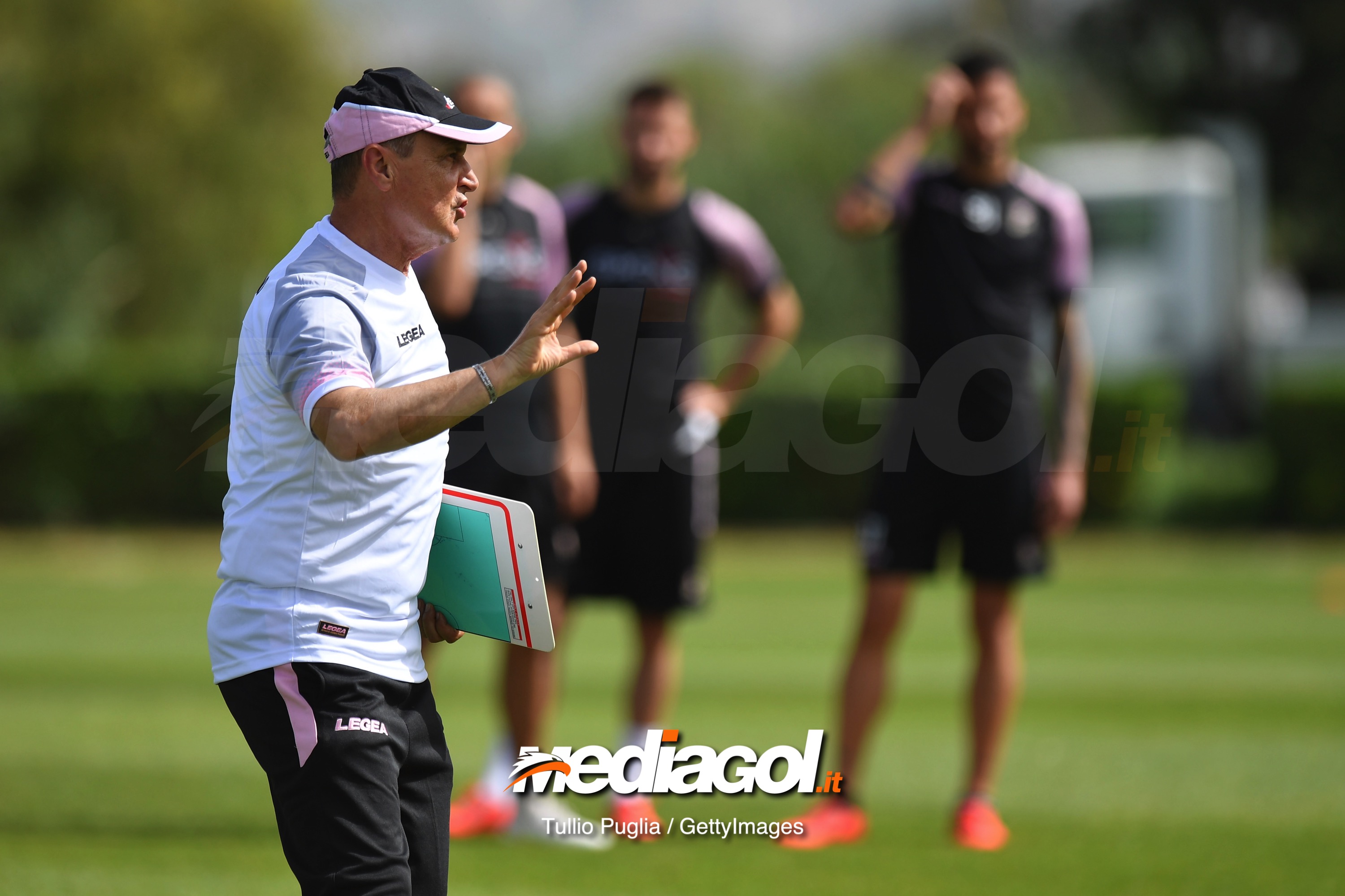 US Citta di Palermo Training Session And Press Conference