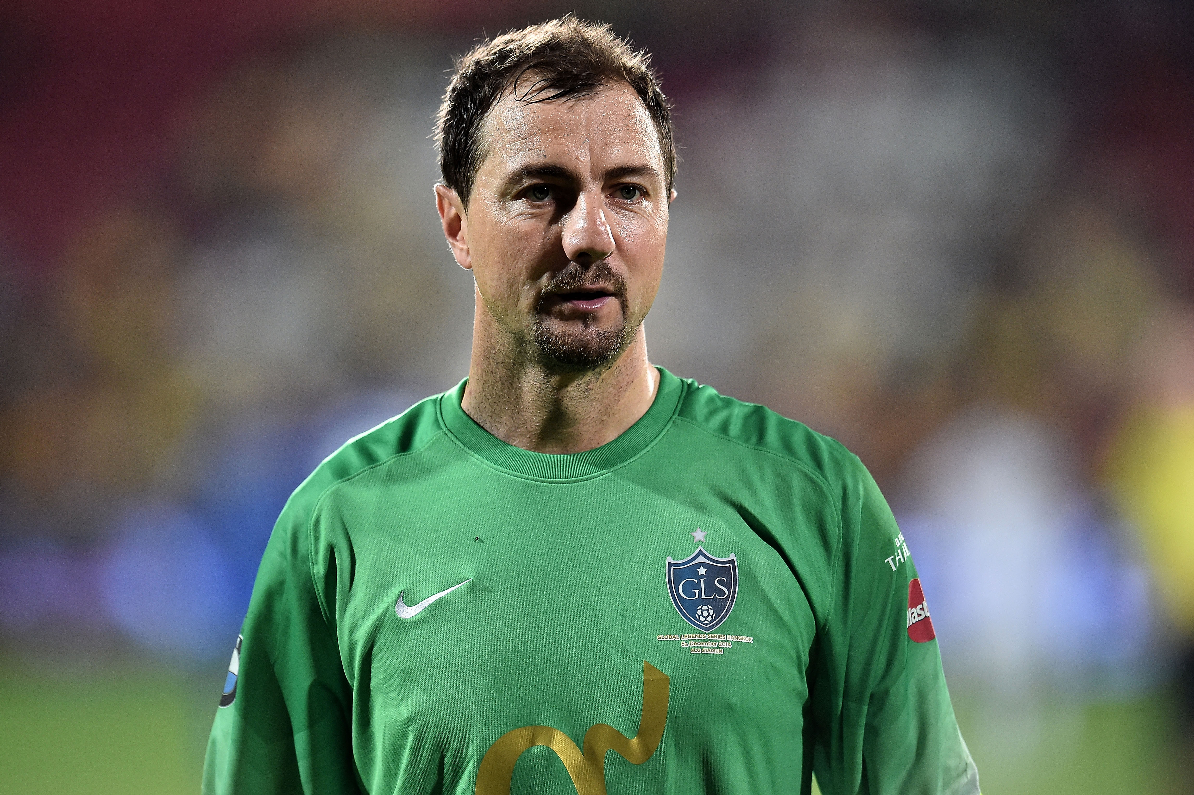 BANGKOK, THAILAND - DECEMBER 05: Jerzy Dudek of Team Cannavaro looks on during the Global Legends Series match, at the SCG Stadium on December 5, 2014 in Bangkok, Thailand.  (Photo by Thananuwat Srirasant/Getty Images)