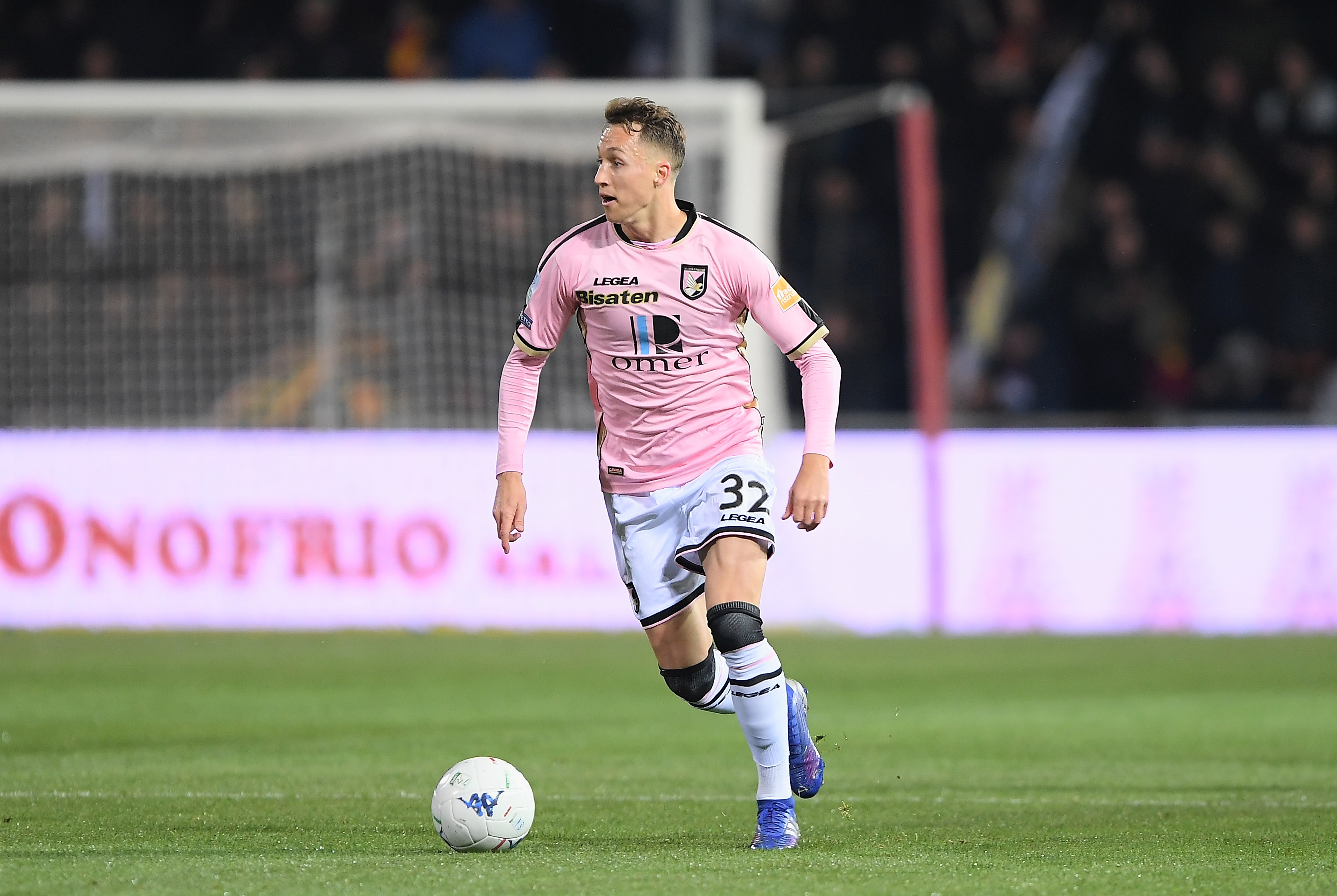 BENEVENTO, ITALY - APRIL 14:  Nicolas Haas during the Serie B match between Benevento and US Citta di Palermo at Stadio Ciro Vigorito on April 14, 2019 in Benevento, Italy.  (Photo by Francesco Pecoraro/Getty Images)